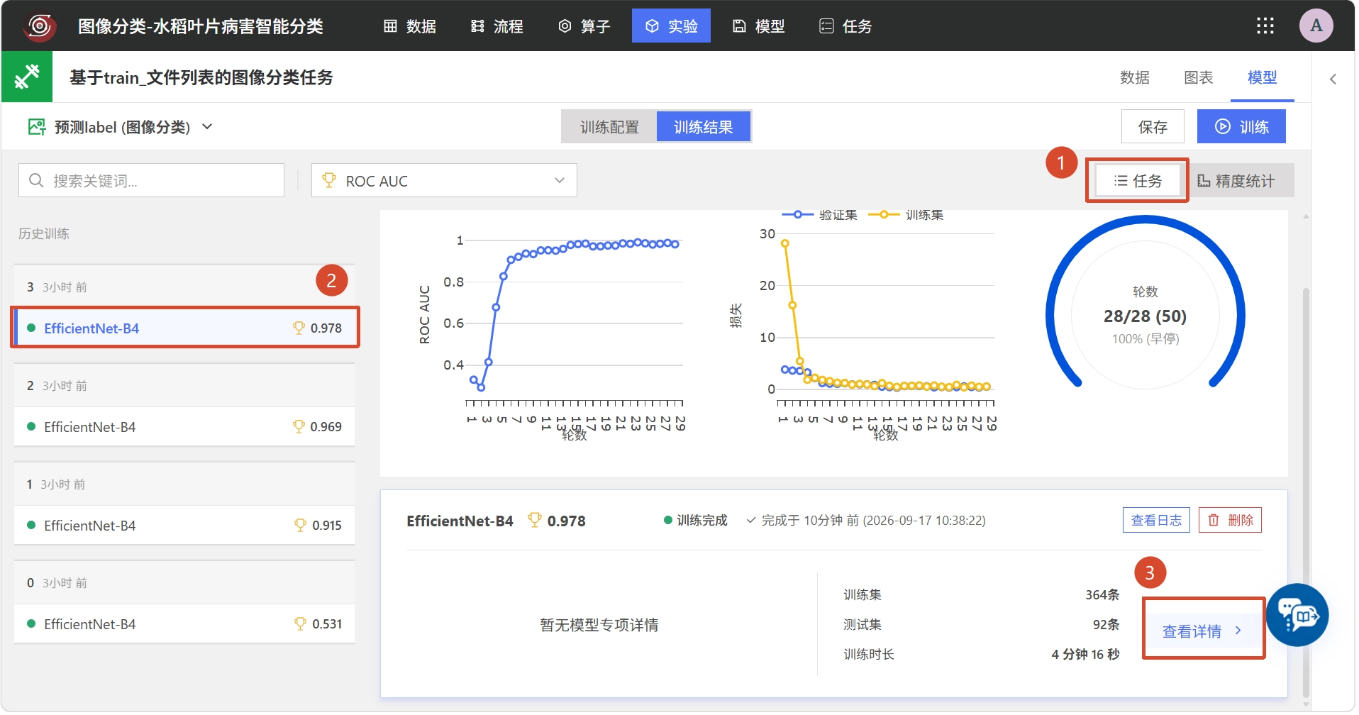 查看待部署图像分类模型