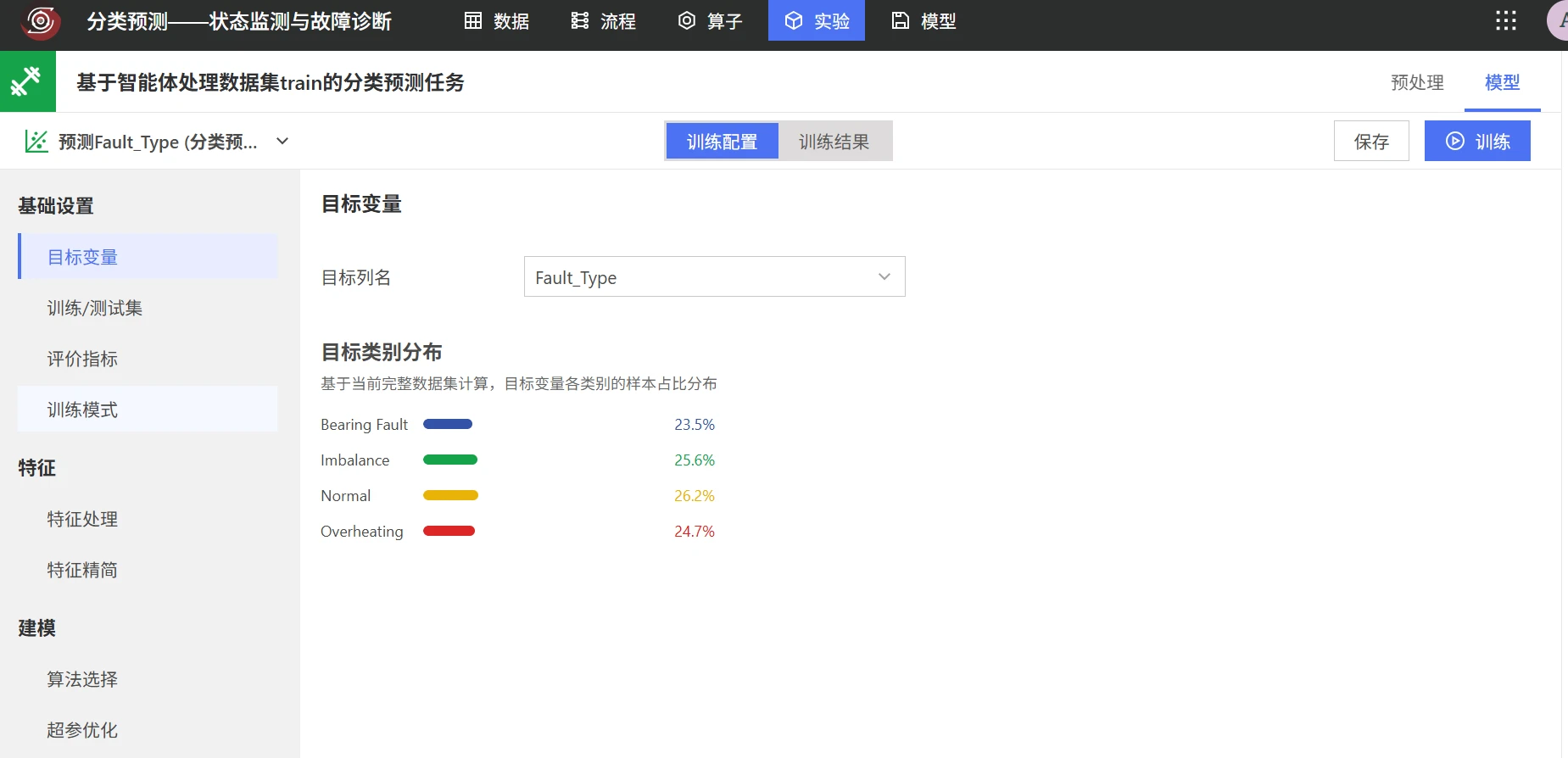 设备状态监测与故障诊断：模型训练与评估